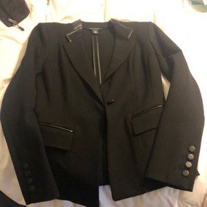 White House Black Market Blazer black
